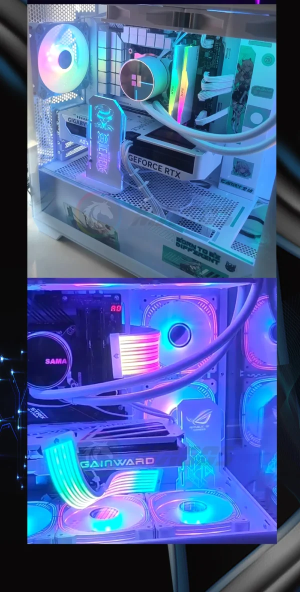 4090 GPU Holder Jack Support 40 Series VGA Bracket RGB Flow MSI AORUS ROG TUF Belief Anime Characters PC Assemble MOD