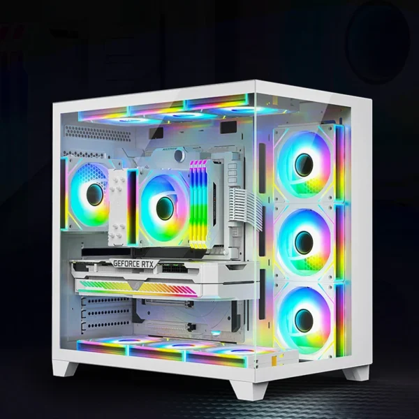 ICE Whale WX-2 ARGB Wireless Splicing Fan 12CM Air-Cooled Cooling Chassis Component 1800RPM Chassis Fan