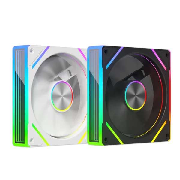 Power Train PRISM 8 PRO Computer Case Fan 120mm ARGB 4Pin PWM Quiet CPU Cooling Fan 12V Large Air Volume 56.8CFM/600-1500RPM