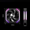 RGEEK  ARGB Cooling Fan 360mm 240mm Modular Stackable Splicing PWM Silent 120mm RGB Fans For Gaming PC Case Water Cooler