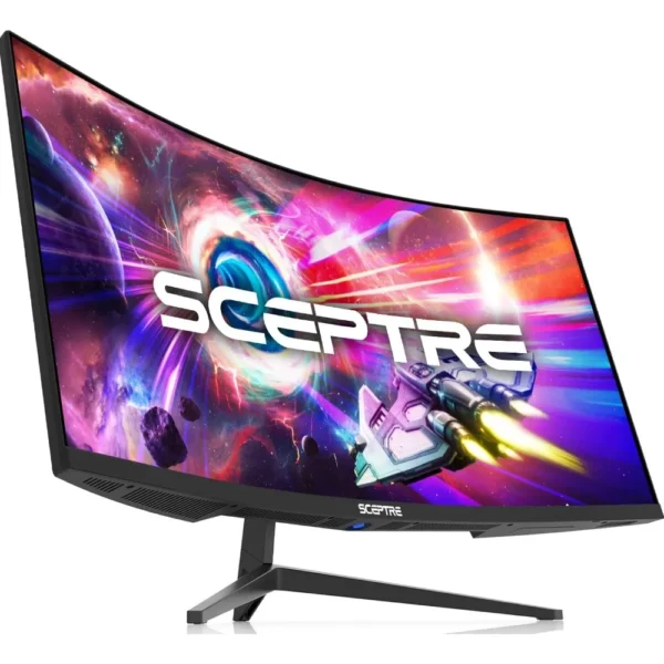 34 Inch Curved Ultrawide WQHD Monitor 3440x1440 180Hz 1ms DP sRGB Built-in Speakers
