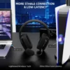 ATTACK SHARK L80PRO Wireless Gaming Headset 2.4G/BT/Wired Ultra-Light 40mm Drivers Low Latency Headphone for PC PS5 Switch Xbox