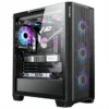 Gaming Desktop, Radeon RX 590 8G GDDR5, Core Xeon E5 2.5G up to 3.3G, 32G Memory, 1T SSD, 600M WiFi, BT 5.0, RGB Fan