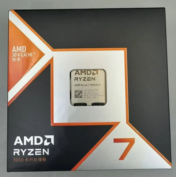 Origina New AMD Ryzen 7 7800X3D / 9800X3D / R9 7900X3D Socket AM5 Gaming Desktop CPU Processors With Integrated Graphics Boxed