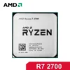 AMD Ryzen 7 2700 R7 2700 3.2GHz Eight-Core Sixteen-Thread CPU L3=16M 65W Socket AM4 Desktop Processor