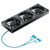 JONSBO ZA-120/240/360 ARGB 12/24/36CM chassis fan Motherboard lighting synchronization/Aluminum Nameplate/PWM Case fans