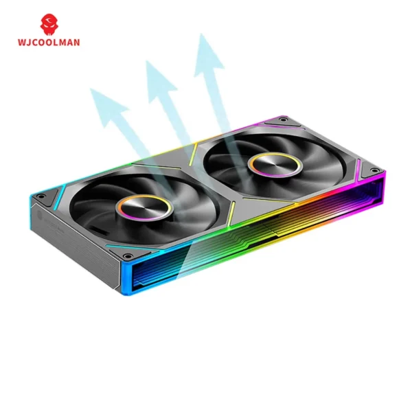 WJCOOLMAN Starlink 360/240/120 conjoined PC fan ARGB PWM Speed Control Computer Silent Case Integrated Fan easy to install