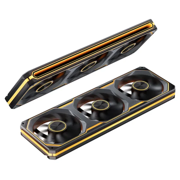 JONSBO XA-360/120 12CM ARGB Case Fan (Dual Bezel Lighting Effect/Color Blocking/Aura Sync/PWM Male/Female Connectors)