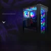 RGB Desktop PC Computer, AMD Ryzen 5 3400G up to 4.2GHz, 16G DDR4, 512G SSD, WiFi 6 & BT 5.2, RGB Fan x6, RGB Keyboard