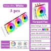 Prism 4 Pro Building Blocks Modular Case Fan ARGB Mirror Cycle Light Effect 800-2000RPM PWM Water Cooling 120mm Cooler Fan