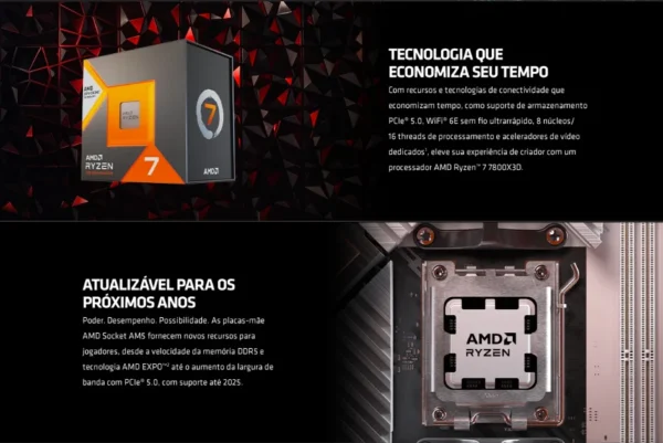Origina New AMD Ryzen 7 7800X3D / 9800X3D / R9 7900X3D Socket AM5 Gaming Desktop CPU Processors With Integrated Graphics Boxed