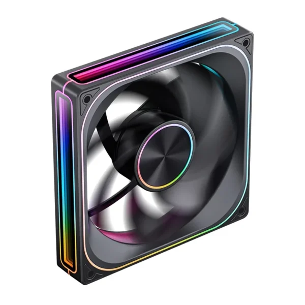 JONSBO ZA-140/420 Case Cooling Fan 140mm ARGB 3 Connected Bodies PWM Quiet Fan  Replaceable Fan Blades