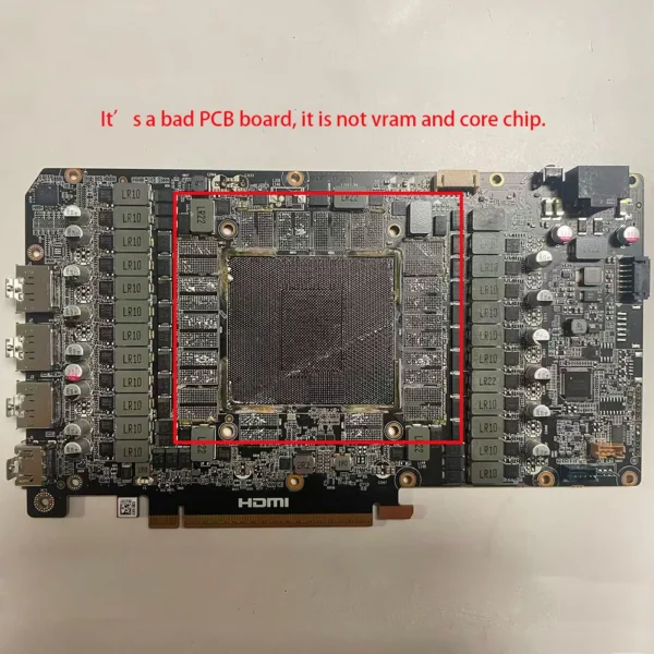 Original Used For Zotac RTX5090 AMP Extreme Series Graphic Card Heatsink Cooling Fan or a bad PCB board