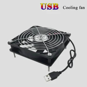 120x120x25mm 80x80x25mm 12V USB Power Cooling Case Fan For Receiver DVR Xbox TV Box Router