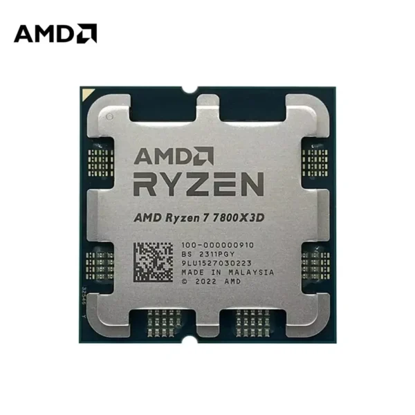 AMD Ryzen 7 7800X3D 4.2GHz L3=96M Processor 120W 8-Core 16-Thread R7 7800X3D Socket AM5 5NM DDR5 but No Fan