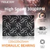 TEUCER 120mm 3000RPM Cooling Fan with Controller 12V 220V Btc Mining Machine Chassis Exhaust Fan Workstation Cabinet Server Fan