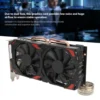 New RX580 Graphics Card Dual Cooling Fan 8GB GDDR5 256Bit Efficient Heat Dissipation Low Noise Memory Video Gaming Card