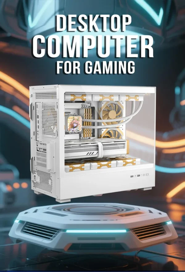 Factory Oem Custom Computer Pc Case Gaming Atx Cases & Towers Glass Cabinet Rtx 4060 With Rgb Fans for Gaming Desktop