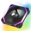 RGEEK  ARGB Cooling Fan 360mm 240mm Modular Stackable Splicing PWM Silent 120mm RGB Fans For Gaming PC Case Water Cooler