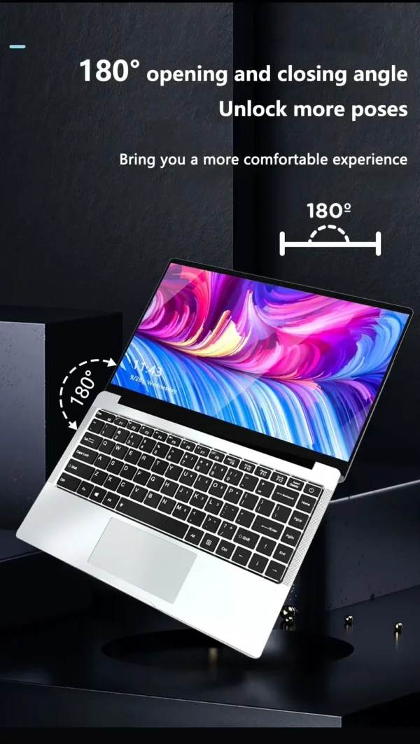 2026 Portable  Windows 11 Pro Laptops Intel Core i7 8650U 16GB RAM 1TB SSD Office Gamer Study notebook Computer PC