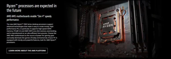 AMD New Ryzen 5 7600X CPU R5 7600X 4.7 GHz 6-Core 12-Thread 5NM L3=32M 100-000000593 Socket AM5 Sealed Without cooler