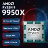 AMD Ryzen 9 9950X 100% Brand New AMD R9 9950X Gaming CPU 16-Core 32-Thread Up to 5.7GHz Socket AM5 AMD Desktop Processor ﻿
