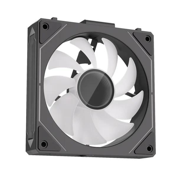 Teucer 12cm Silent PWM Control Fan 5V 3Pin ARGB with AURA SYNC 4Pin Chassis Fan for PC Case Water Cooling