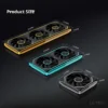 LOVINGCOOL Coherent Pro-360/240/120 ARGB digital display PC fan computer case Siamese Building block fan Integration