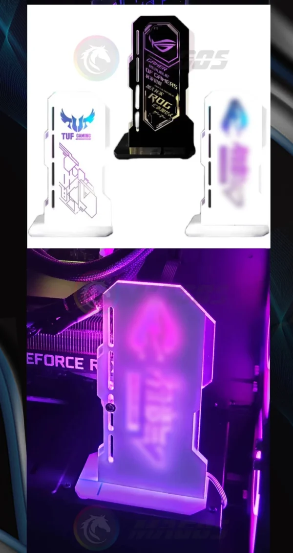 4090 GPU Holder Jack Support 40 Series VGA Bracket RGB Flow MSI AORUS ROG TUF Belief Anime Characters PC Assemble MOD