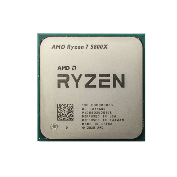 Openbox Ryzen 7 5800X R7 5800X 3.8 GHz Eight-Core 16-Thread CPU Processor 7NM L3=32M 100-000000063 Socket AM4