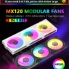 JUMPEAK MX120 240mm Modular Wireless Splicing PC 120mm Case Cooling Fan ARGB Infinite Mirror Effect For Computer Water Cooler