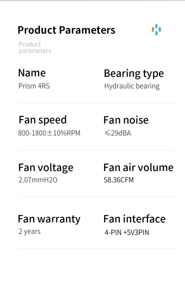 ICE Whale Prism 4RS ARGB PC Case Fan 120mm Infinity Mirror Design Motherboard Lighting Sync 4PIN PWM CPU Cooler Fan ventilador
