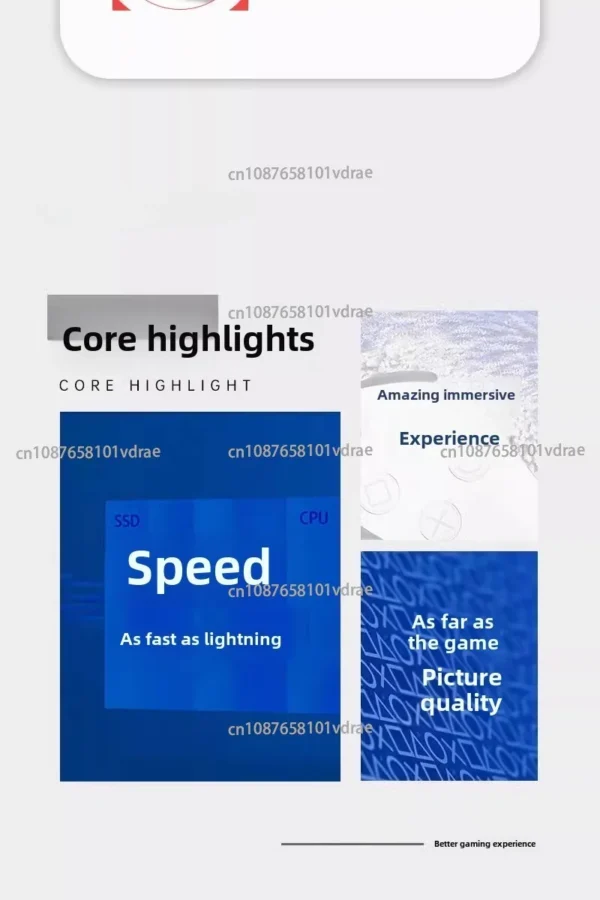 Slim Ps 5 825g Ssd Video Game Handheld  Console Used Original Ps5 for Playstation