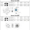 30MM 40MM 50MM 60MM 75MM 97MM Cooling Fan Brushless Motor Case Fan Blower Fan Humidifier FanInduction Cooker Fan DC5V 12V 24V