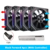 Prism 5 PRO 120mm Fan 6pin RGB Pc Case Ventiladores Computer Chassis Fan Water Cooler PC Gamer Cooling Kit Fan Ventilador
