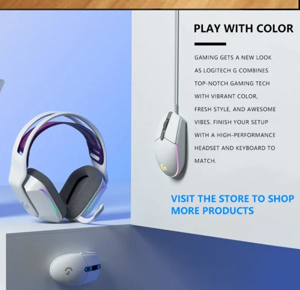 Logitech G402 Wired Gaming Mouse, Ergonomic, High Precision, Suitable for E-Sports and Office, Compatible with Laptops