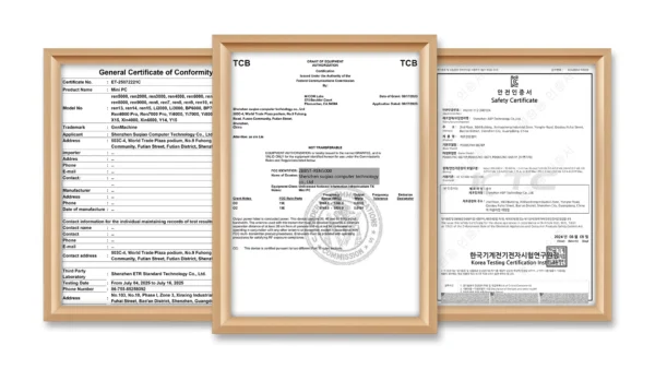 Genmachine AMD Ryzen 7 6800H Mini PC USB4 2.5G LAN | 8-Core 16-Thread | 16GB DDR5 256GB NVMe SSD | WiFi 6E & Bluetooth
