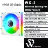 ICE Whale WX-2 Wire-Splicing PC Case Cooling Fan ARGB Mirror Cycle Light Effect 600-1800RPM PWM Water Cooling 360mm Cooler Fan