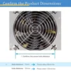 120x120x25mm 80x80x25mm 12V USB Power Cooling Case Fan For Receiver DVR Xbox TV Box Router