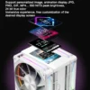 Power Train X-GAMERX MK8 CPU Cooler LCD Screen Dual Fan Tower 6 Heat pipes Air-cooled radiator For LGA1700 115X 1200 AM4 AM5
