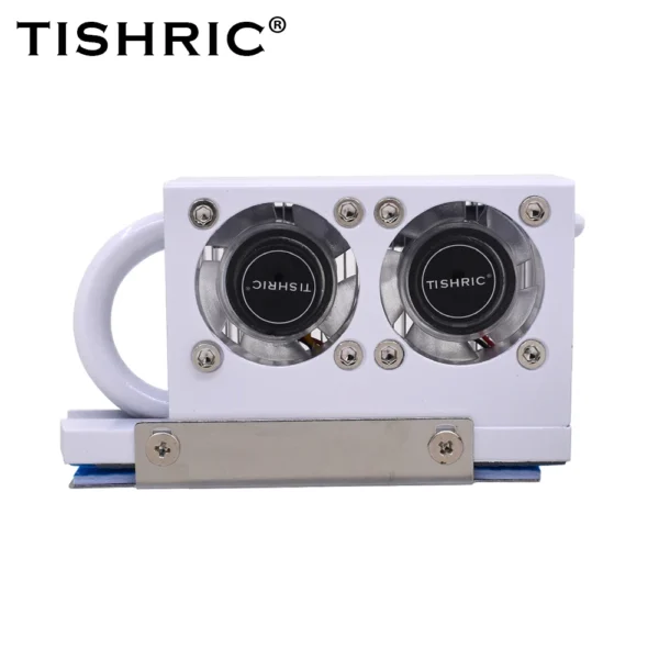 TISHRIC RGB SSD M2 Radiator With Two Fans Cooling 7000RPM 3Pin M.2 Hard Disk Heatsink For Desktop PC NVMe NGFF M.2 2280 SSD