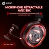 Picun G2 2.4G Wireless Gaming Headset Bluetooth Headphones 5ms Low Latency 7.1 Surround ENC Mic For PC PS4 PS5 Phone Switch