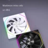 LDPCSJ Prism 4RS 120mm ARGB PC Case Fan with Infinity Mirror Design Motherboard Sync 4PIN PWM CPU Cooler Ventilador