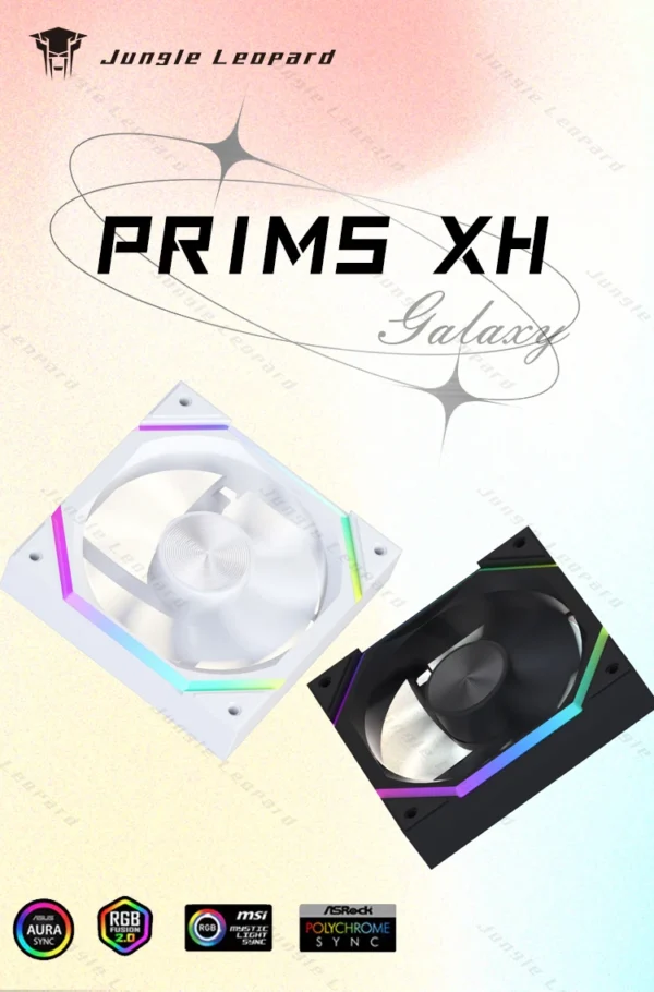 120mm ARGB Fan Infinity Mirror Design 5V 3PIN Aura Sync 4PIN PWM 800-2000RPM Cooler Fan Jungle Leopard Galaxy Prism XH