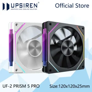 UPSIREN UF-2 PRISM 5 PRO 12CM ARGB Large Air Volume Computer Chassis Fan Regular version/Reversed version Dual mode selection