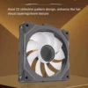 Coolcirc DL-1 120mm PC Case Fan 800-2000rpm PWM Hydro Bearing Silent 5V3Pin ARGB Water Cooler Magic Cableless Cooling Ventilator