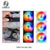 Lian Li UNI Fan AL120 ARGB Cableless Fan Support L-Connect 3 PWM Silent Low Noise High RPM MB SYNC/Controller, V1 Triple Pack