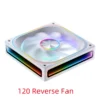 JONSBO ZA-120/240/360 Computer Case Fan 12CM 5V ARGB 120mm Monolithic Structure Water-Cooled Fan  PWM Forward/Reverse Fan Kits