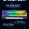 5V/3Pin ARGB AURA Sync Computer 2280 SSD M2 Radiator Aluminum PC RGB M.2 Nvme Cooler Heatsink Solid State Drive Heat Sink Cooler
