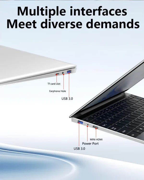 LENO 14.1" Portable Laptop Computer Intel Core i7 8650U  Windows 11 Pro 32GB DDR4 1TB 512GB 2TB SSD Notebook PC Gaming Laptops